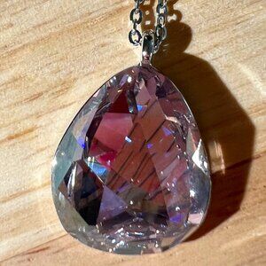 New, Never Worn Authentic Swarovski Helios Rosaline Moonlight Pendant